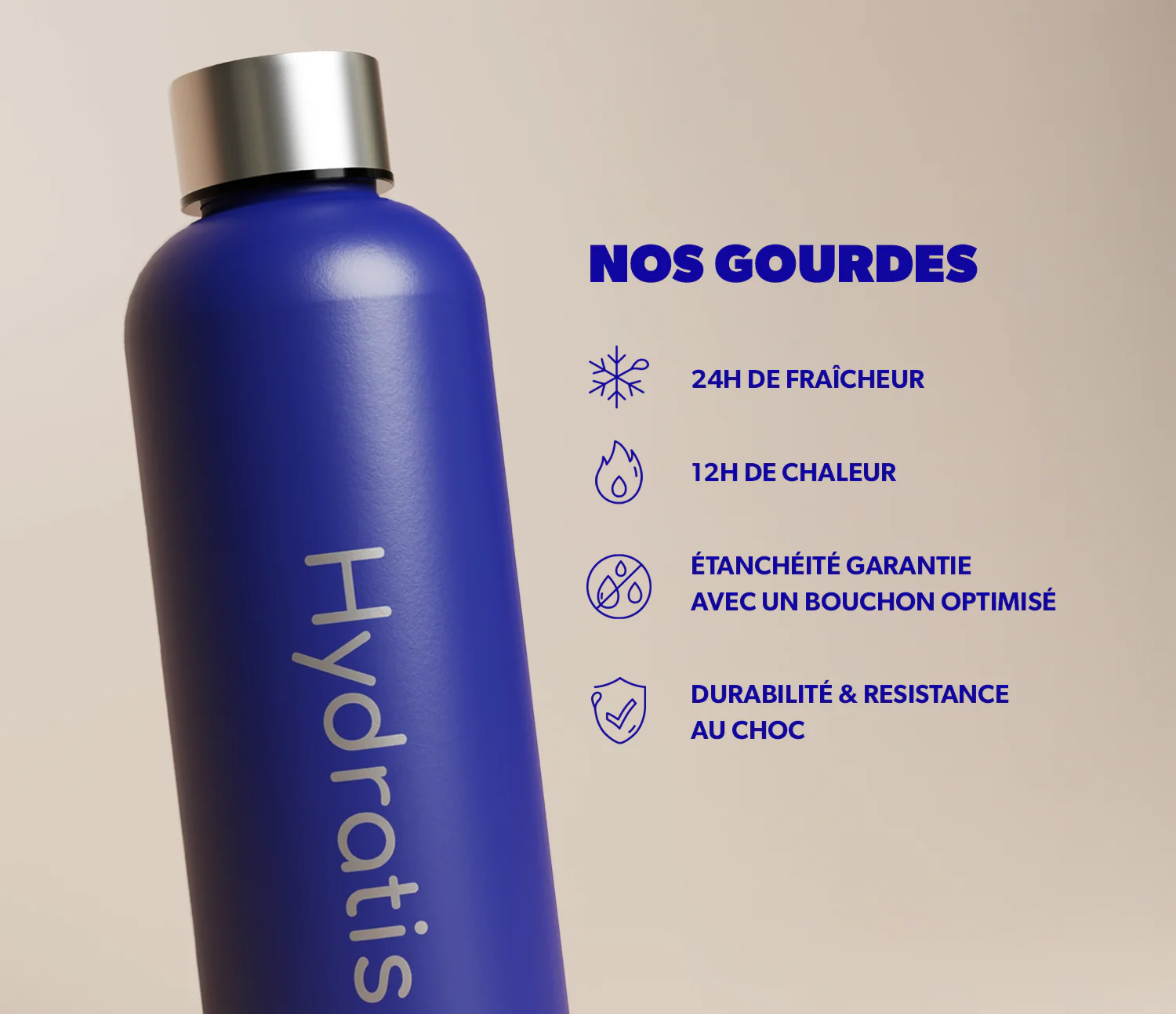 Gourde isotherme jaune - Image 6